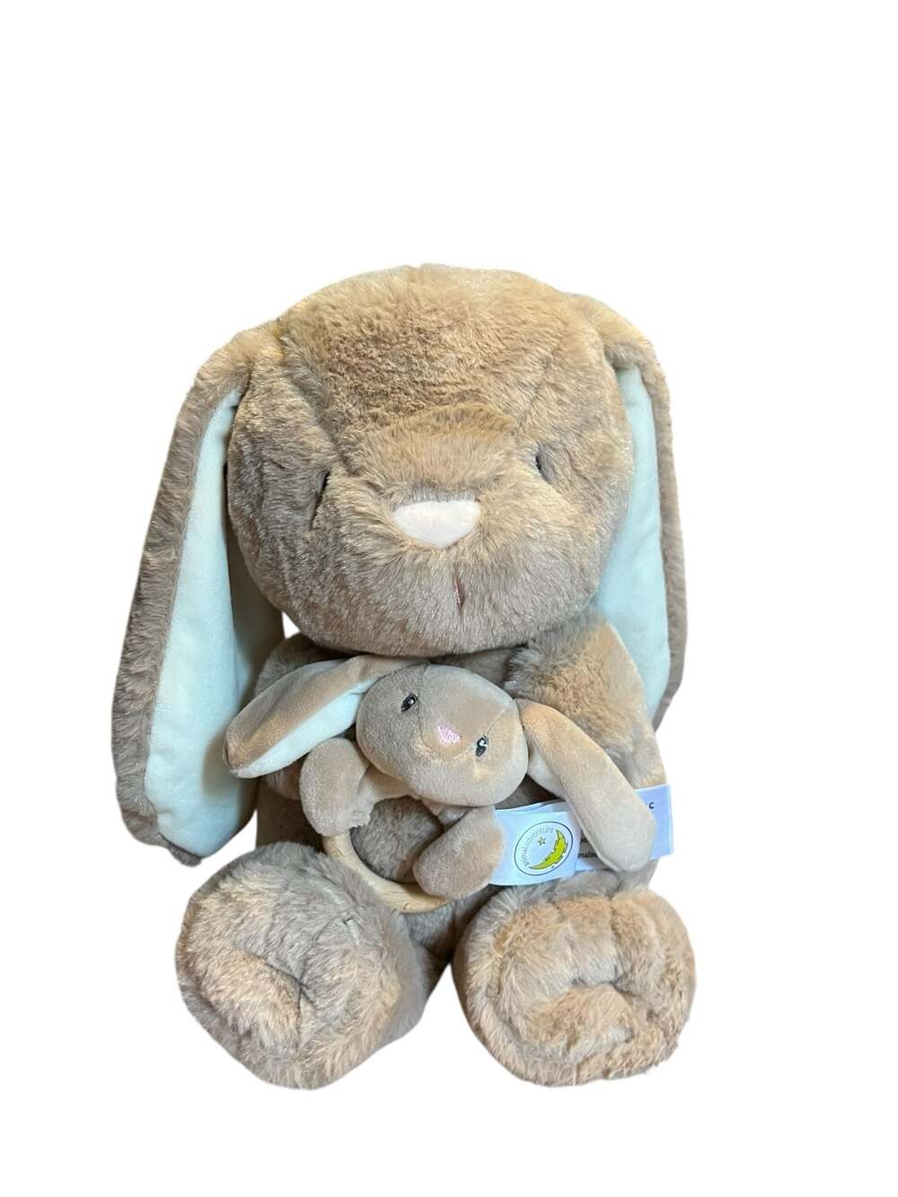 Animal Adventure Cottondale Bunny Two Piece Plush & Rattle Set New w Tags